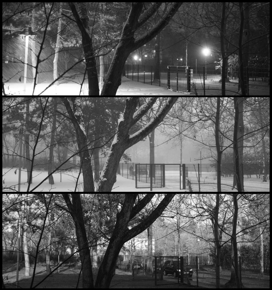 Winter, Tag, Nacht