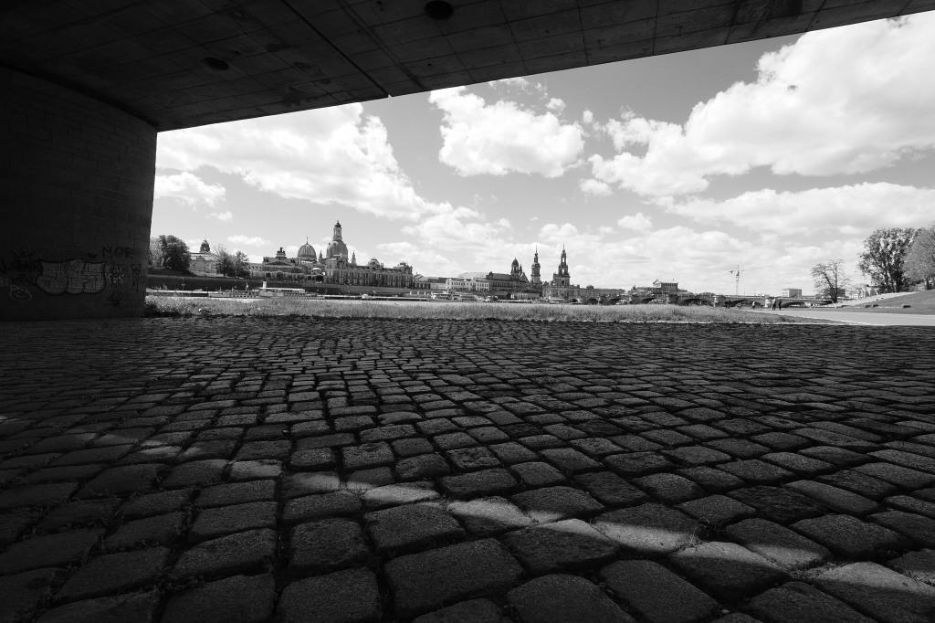 Blick auf die Dresdner Altstadt
