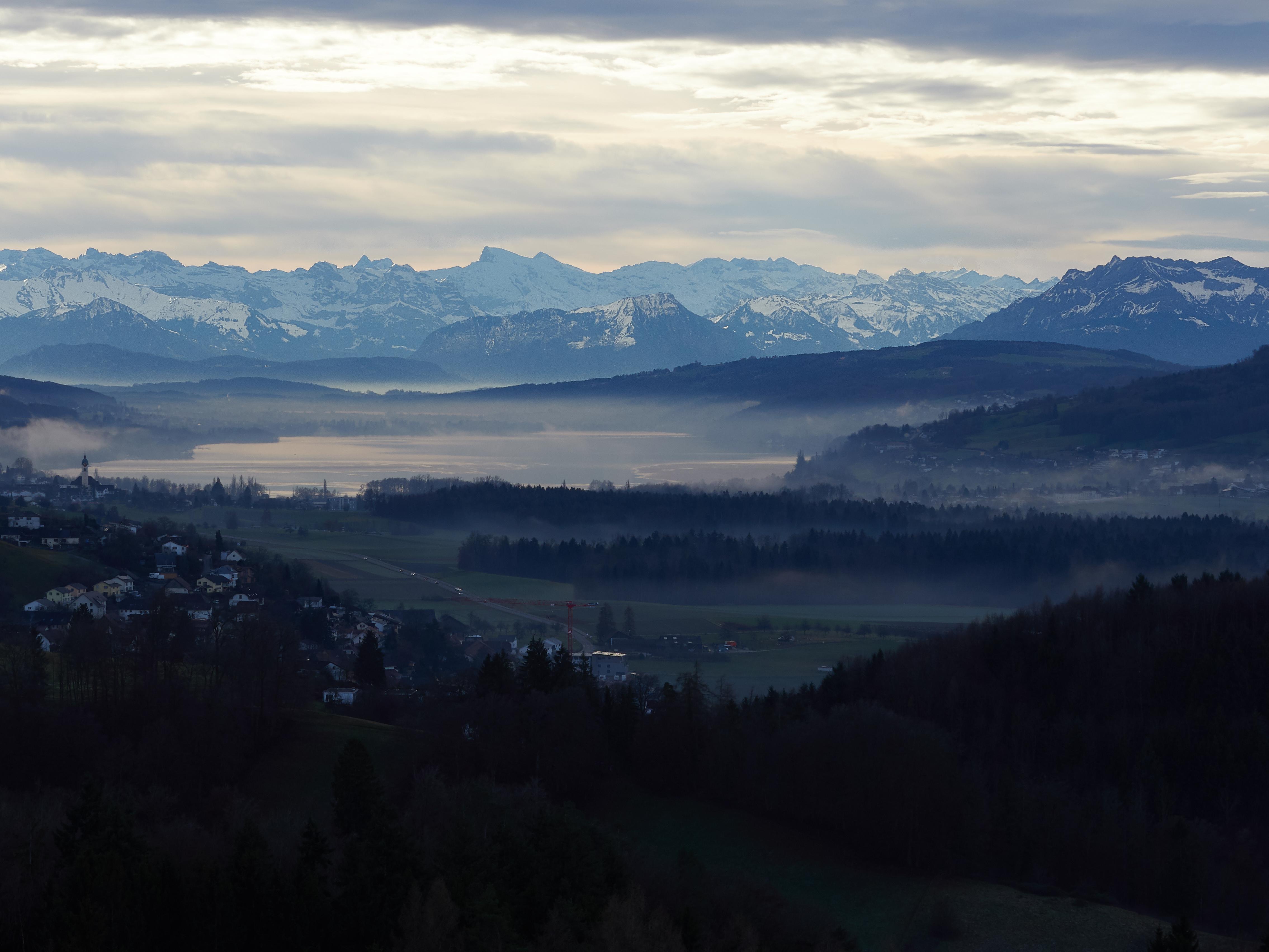 Aussicht Esterliturm 2.1.2022